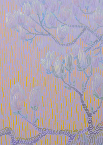 Magnolie, Leinwanddruck, 40x30 cm, 80x60cm, 100x75 cm