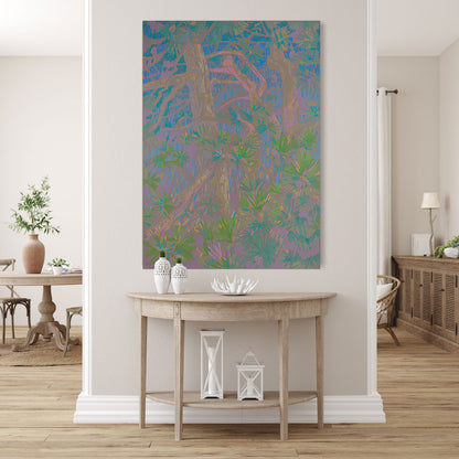 Pines in the sun, canvas print, 40x30 cm, 80x60cm, 100x75 cm, 120x90 cm