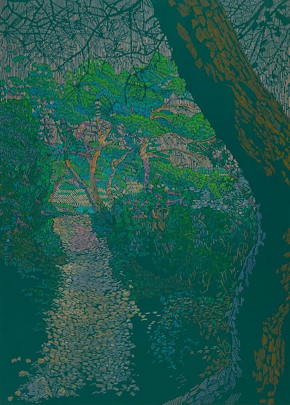 Felsküste No.2, Leinwanddruck, 40x30 cm, 80x60 cm, 100x75 cm