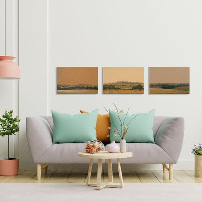 Goldener Himmel, Leinwanddruck, 30x20 cm, 60x40 cm