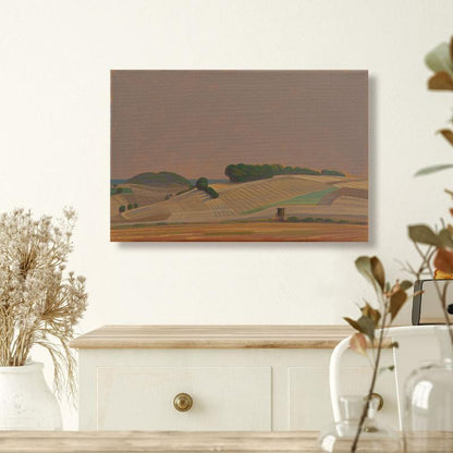 View from the mountain 3, unique painting, hand-painted single piece, 30 x 20 cm, acrylic paint on canvas