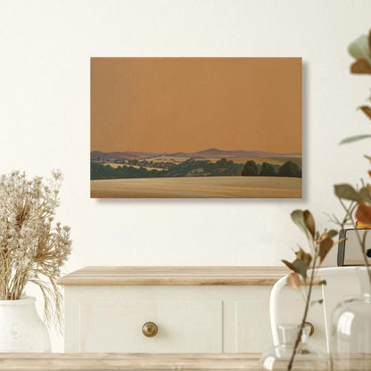 Goldener Himmel, Leinwanddruck, 30x20 cm, 60x40 cm