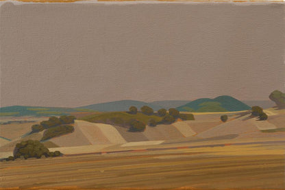 Blick vom Berg 2, Unikat, Malerei, handgemaltes Einzelstück, 30 x 20 cm, Acrylfarbe auf Leinwand