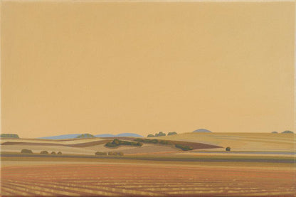 Blaue Wellen, Unikat, Malerei, handgemaltes Einzelstück, 30 x 20 cm, Acrylfarbe auf Leinwand