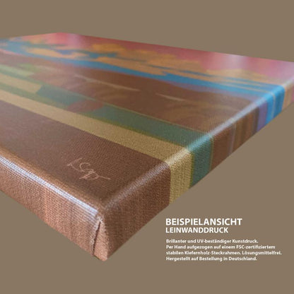 Felsküste No.4, Leinwanddruck, 40x30 cm, 80x60 cm, 100x75 cm