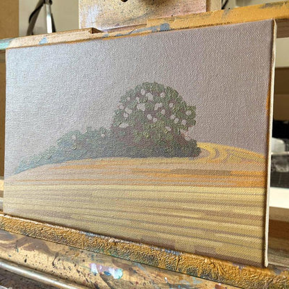 Baumgruppe, Unikat, Malerei, handgemaltes Einzelstück, 30 x 20 cm, Acrylfarbe auf Leinwand