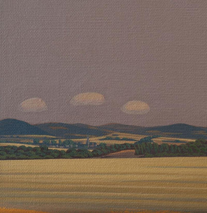 Four clouds, canvas print, 30x20xcm, 60x40 cm, wall picture,