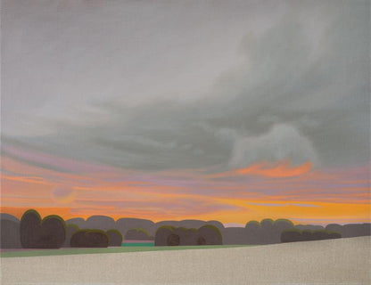 Abendhimmel, Leinwanddruck, 40x30 cm, 80x60 cm, 100x75 cm