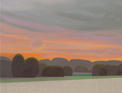 Abendhimmel, Leinwanddruck, 40x30 cm, 80x60 cm, 100x75 cm