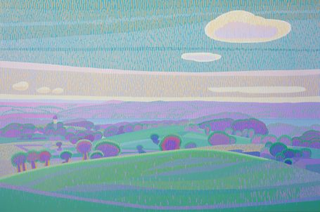 Landschaft 1, 180x120cm, verkauft