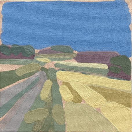 Kind of blue 1, 12x12cm