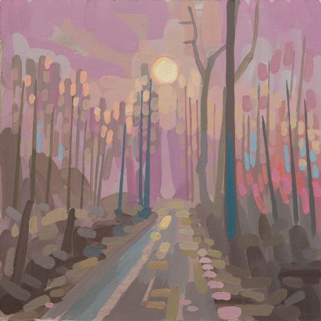 Winterweg, 20x20cm, verkauft